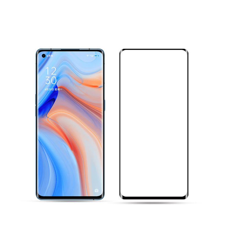 AMORUS 3D zakřivené tvrzené sklo v plné velikosti s celoplošným lepidlem pro Oppo Reno4 Pro 5G AMORUS 3D zakřivené tvrzené sklo v plné velikosti s celoplošným lepidlem pro Oppo Reno4 Pro 5G